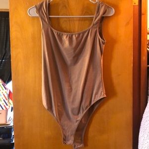 tan bodysuit